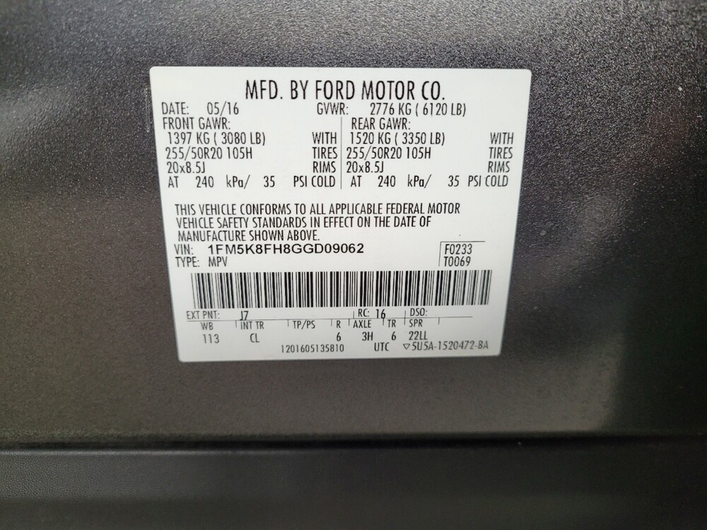 2016 Ford Explorer in Fairfield, OH 45014 - 18126925 33