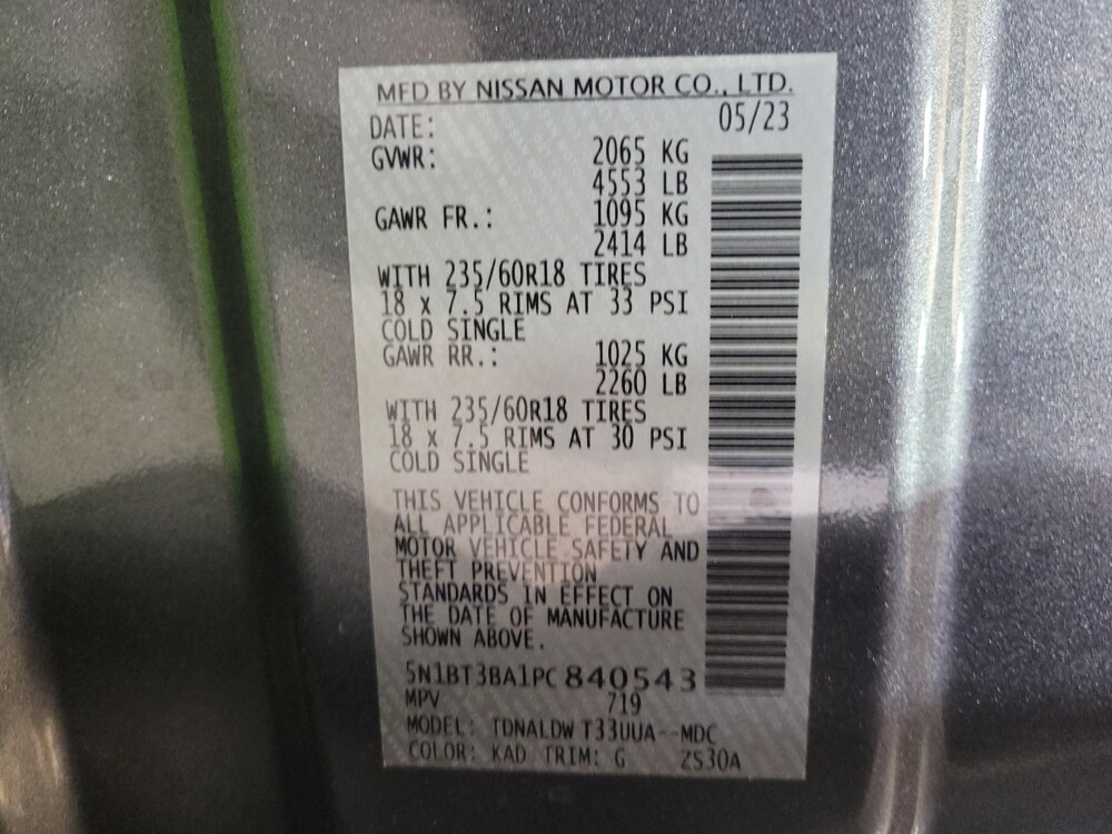 2023 Nissan Rogue in Maple Heights, OH 44137 - 18126940 33