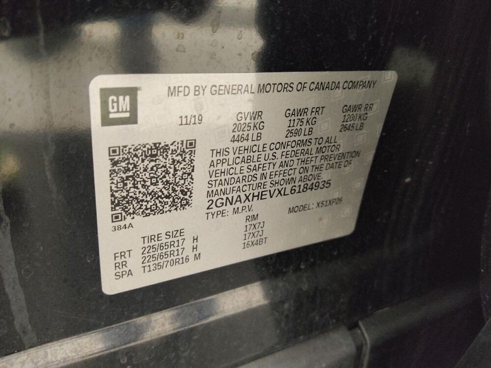 2020 Chevrolet Equinox in St. Louis, MO 63136 - 18126972 33