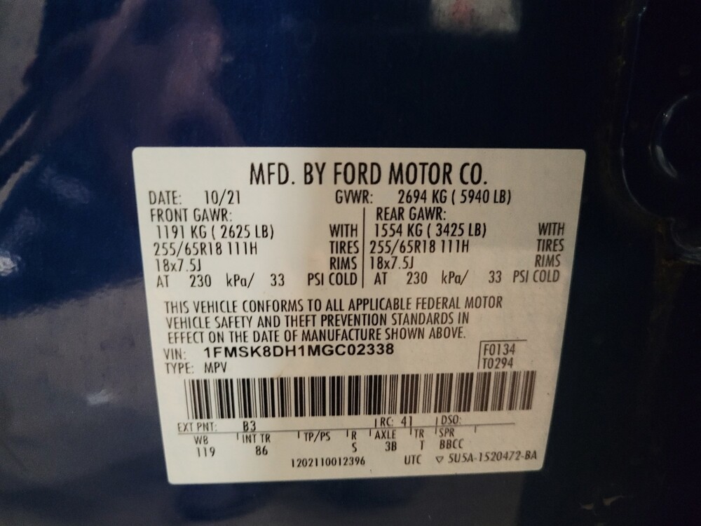 2021 Ford Explorer in Newport News, VA 23601 - 18126978 33