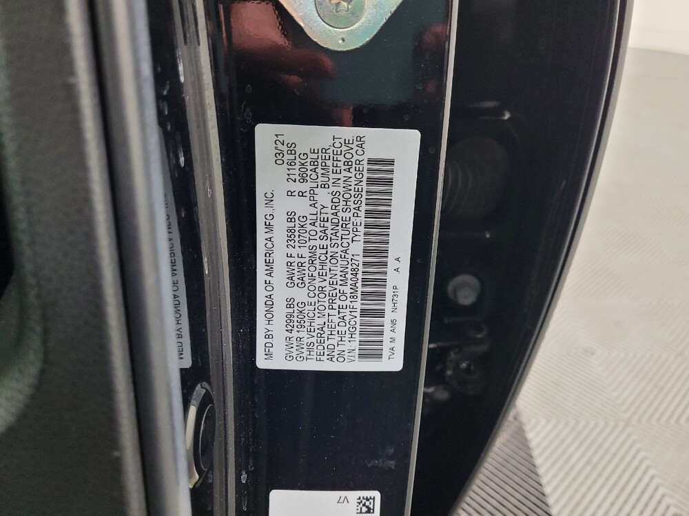 2021 Honda Accord in Langhorne, PA 19047 - 18126984 33