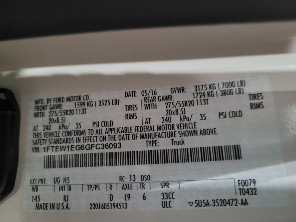 2016 Ford F150 in Woodbridge, VA 22191 - 18127005 33