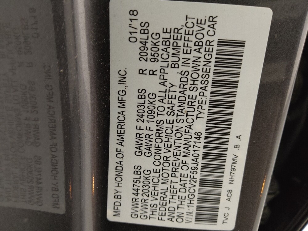 2018 Honda Accord in Wichita, KS 67207 - 18127035 33