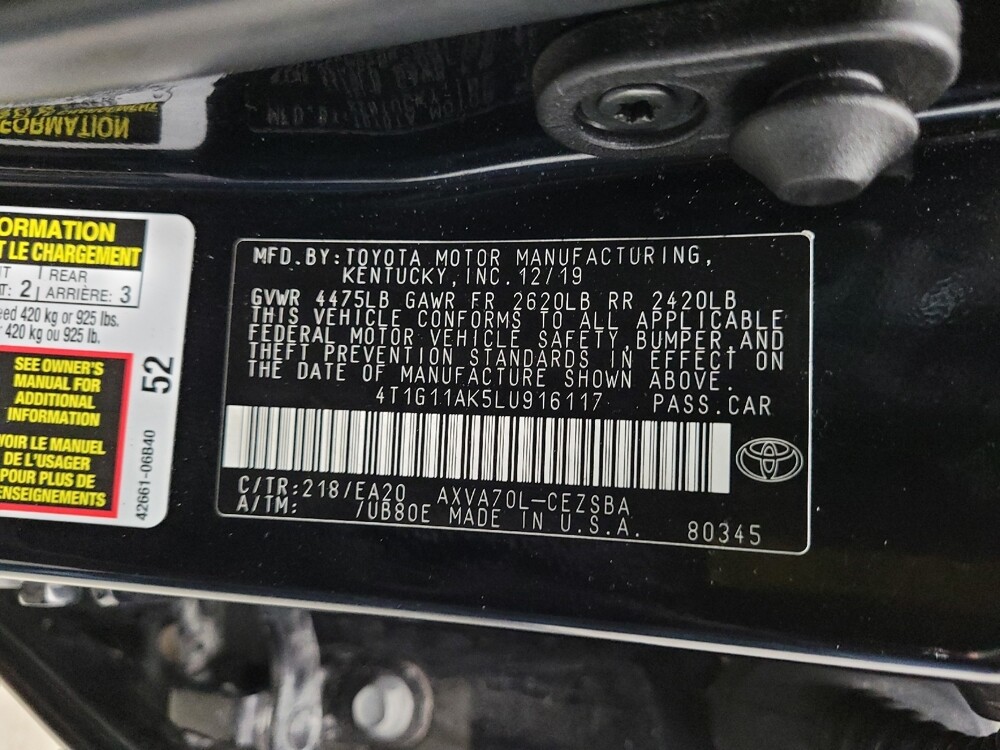 2020 Toyota Camry in Taylor, MI 48180 - 18127077 33