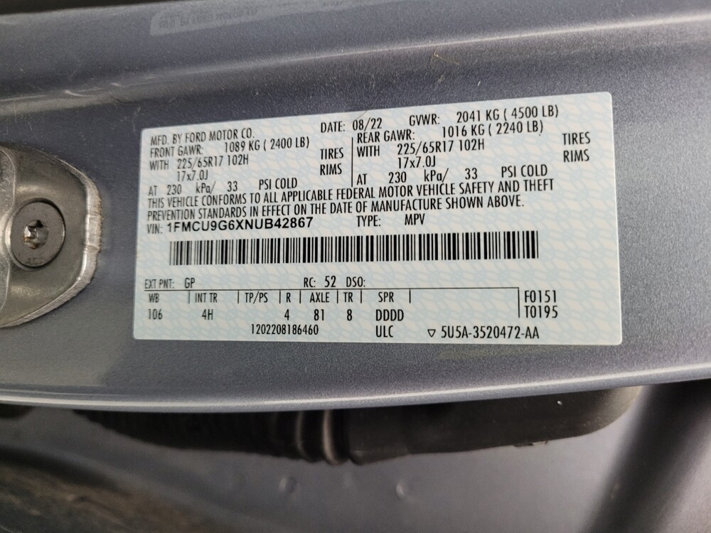 2022 Ford Escape in Grand Rapids, MI 49508 - 18127082 33