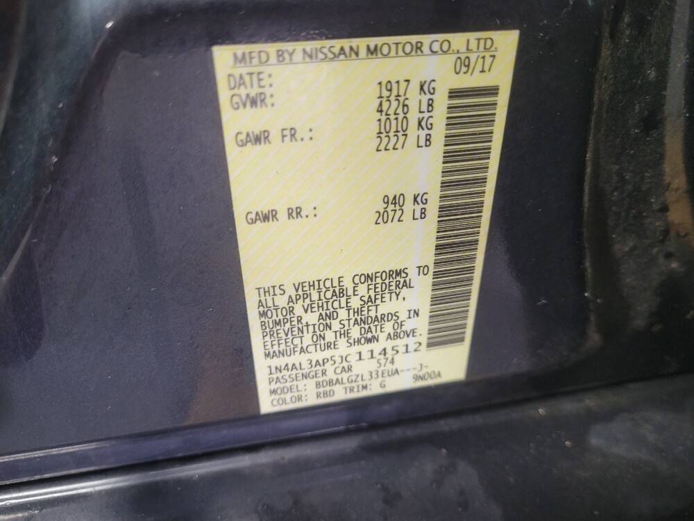 2018 Nissan Altima in Athens, GA 30606 - 18127167 33