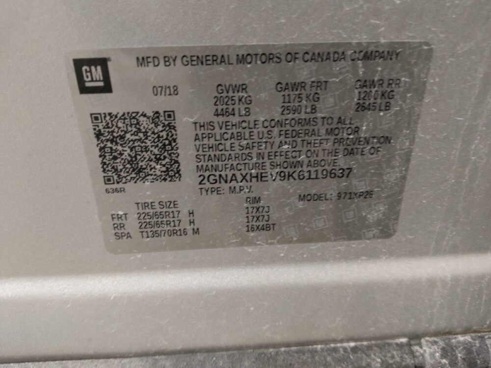 2019 Chevrolet Equinox in Union City, GA 30291 - 18127173 33