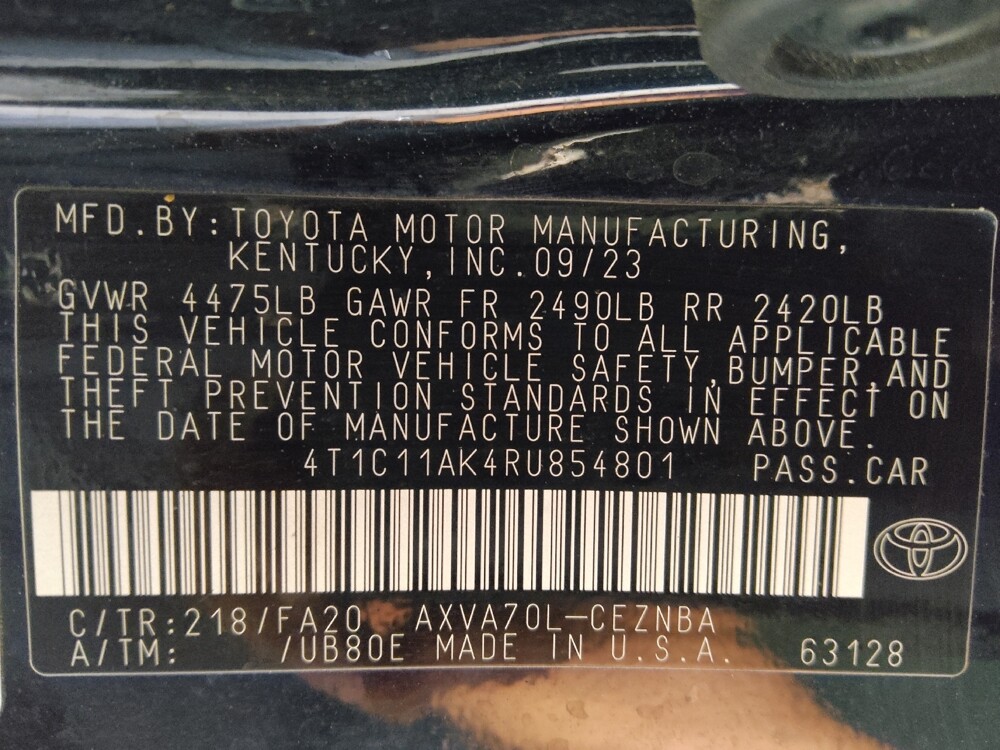 2024 Toyota Camry in Stone Mountain, GA 30083 - 18127187 33