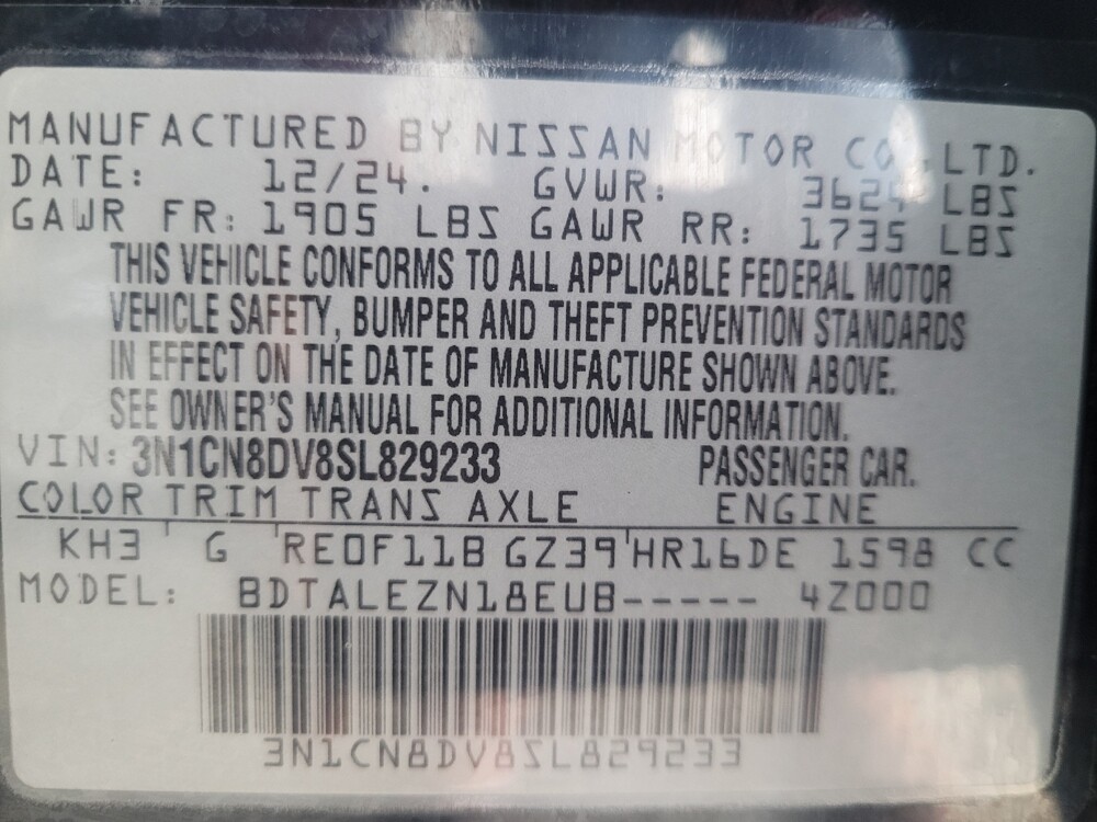 2025 Nissan Versa in Birmingham, AL 35215 - 18127196 33