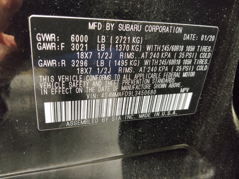 2020 Subaru Ascent in Arlington, TX 76011 - 18127208 33