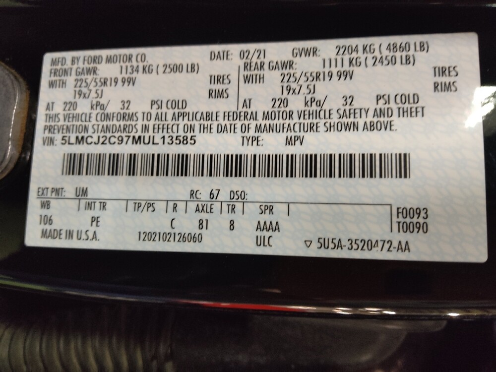 2021 Lincoln Corsair in El Paso, TX 79907 - 18127211 33