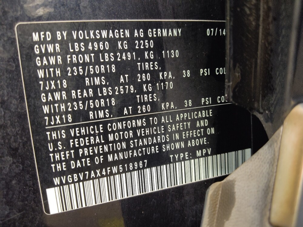 2015 Volkswagen Tiguan in Tallahassee, FL 32304 - 18127228 33