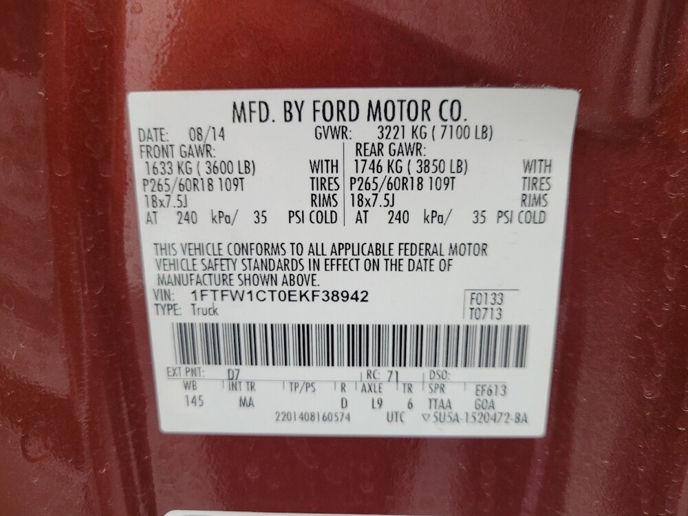 2014 Ford F150 in Las Vegas, NV 89102 - 18127244 33