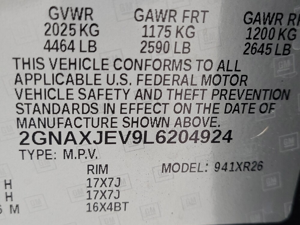 2020 Chevrolet Equinox in Las Vegas, NV 89104 - 18127247 33