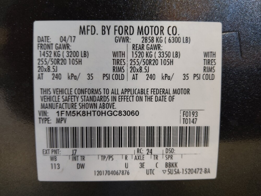 2017 Ford Explorer in Pensacola, FL 32505 - 18127250 33