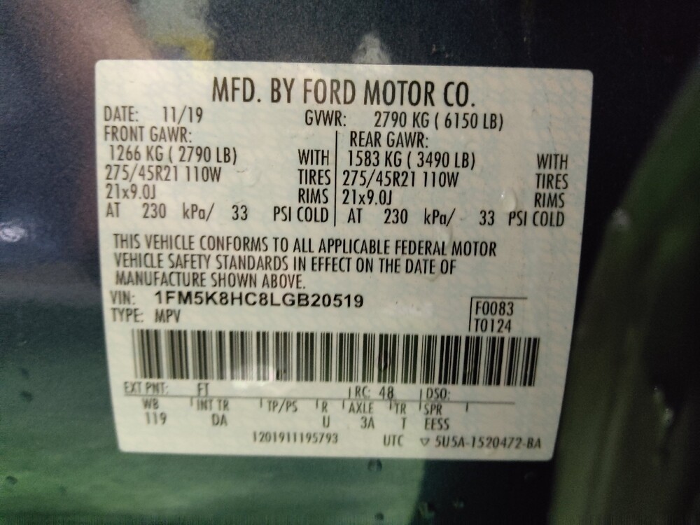 2020 Ford Explorer in Conway, SC 29526 - 18127265 33