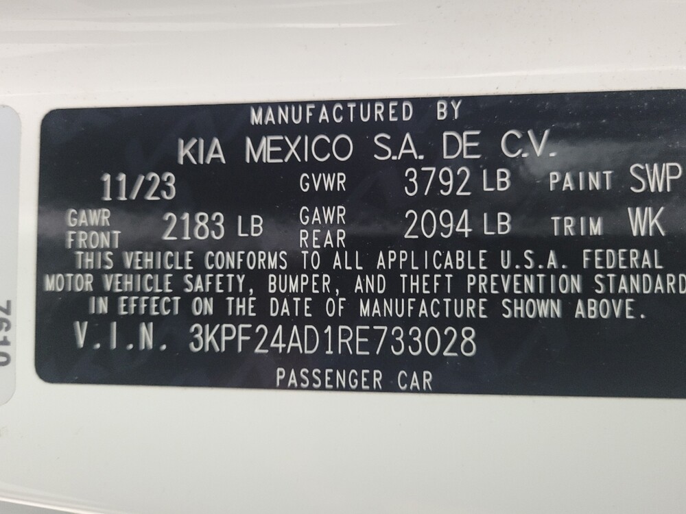 2024 Kia Forte in Memphis, TN 38115 - 18127289 33