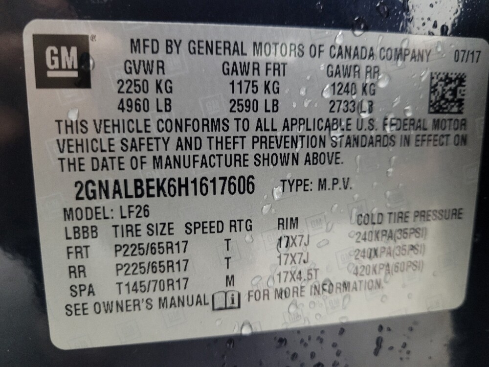 2017 Chevrolet Equinox in Memphis, TN 38115 - 18127301 33