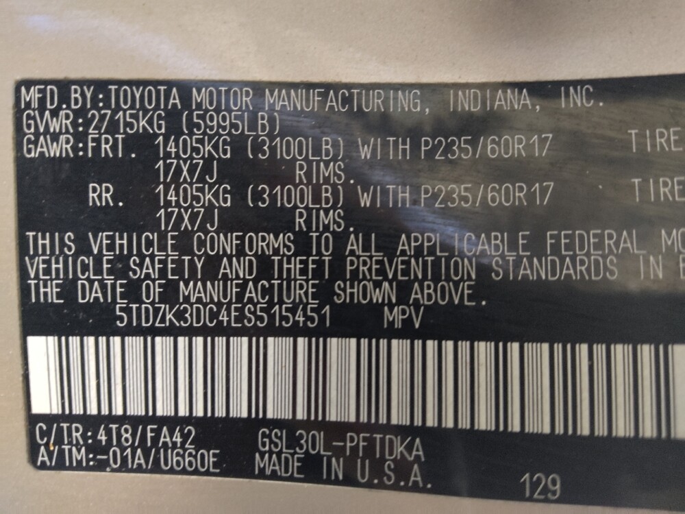 2014 Toyota Sienna in Houston, TX 77074 - 18127310 33