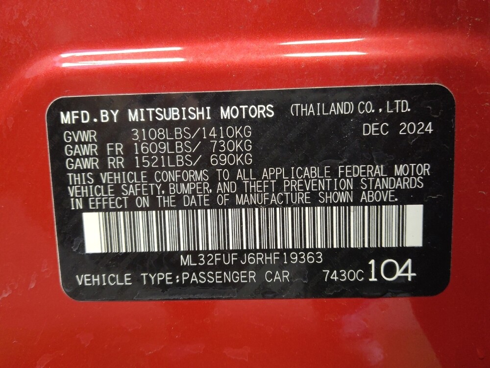 2024 Mitsubishi Mirage G4 in Houston, TX 77074 - 18127317 33