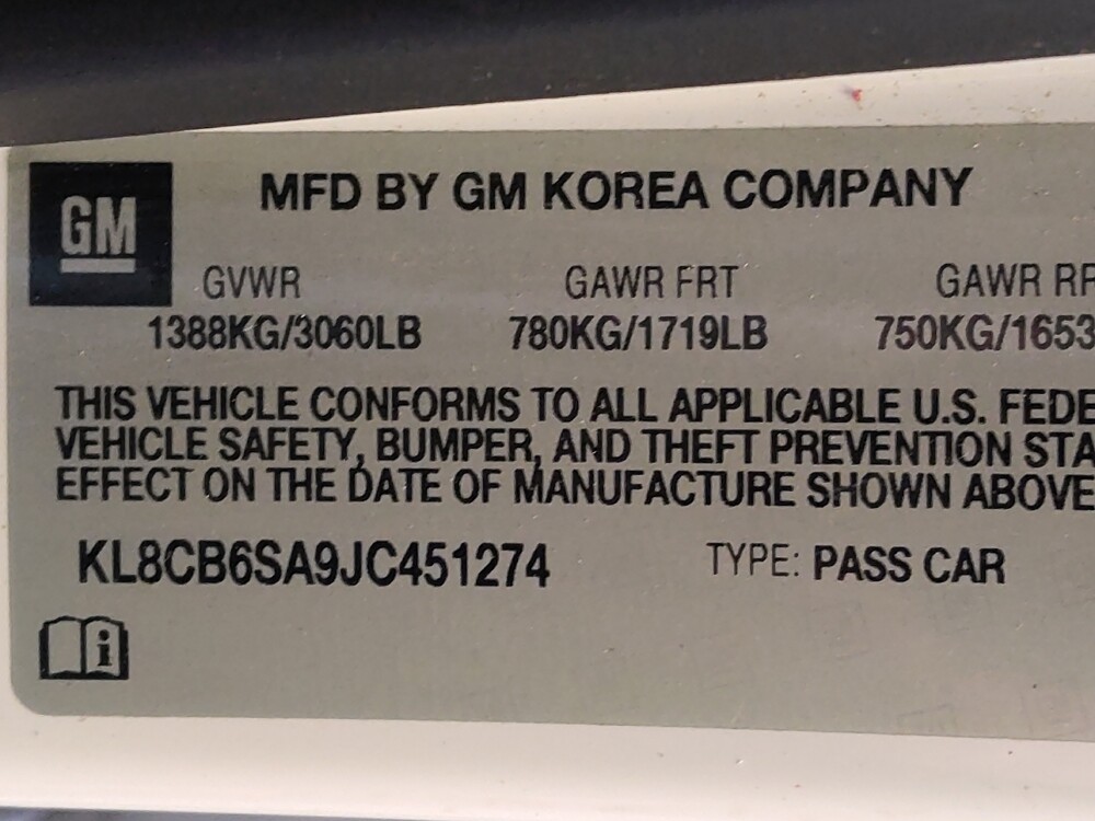 2018 Chevrolet Spark in Round Rock, TX 78664 - 18127327 33