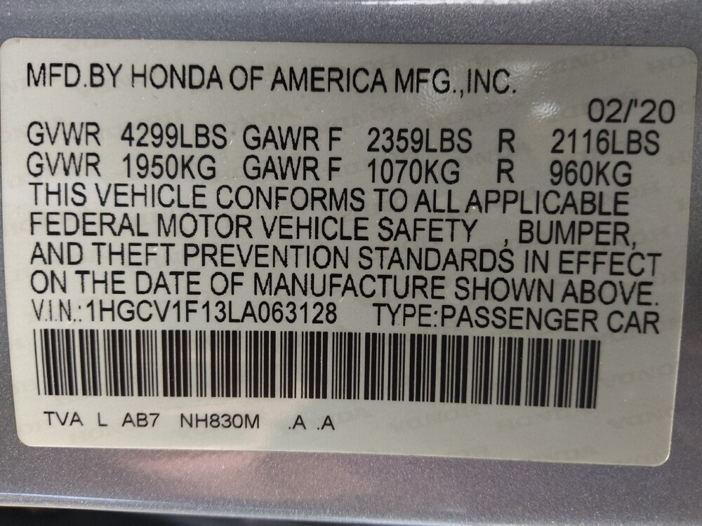 2020 Honda Accord in San Antonio, TX 78238 - 18127328 33