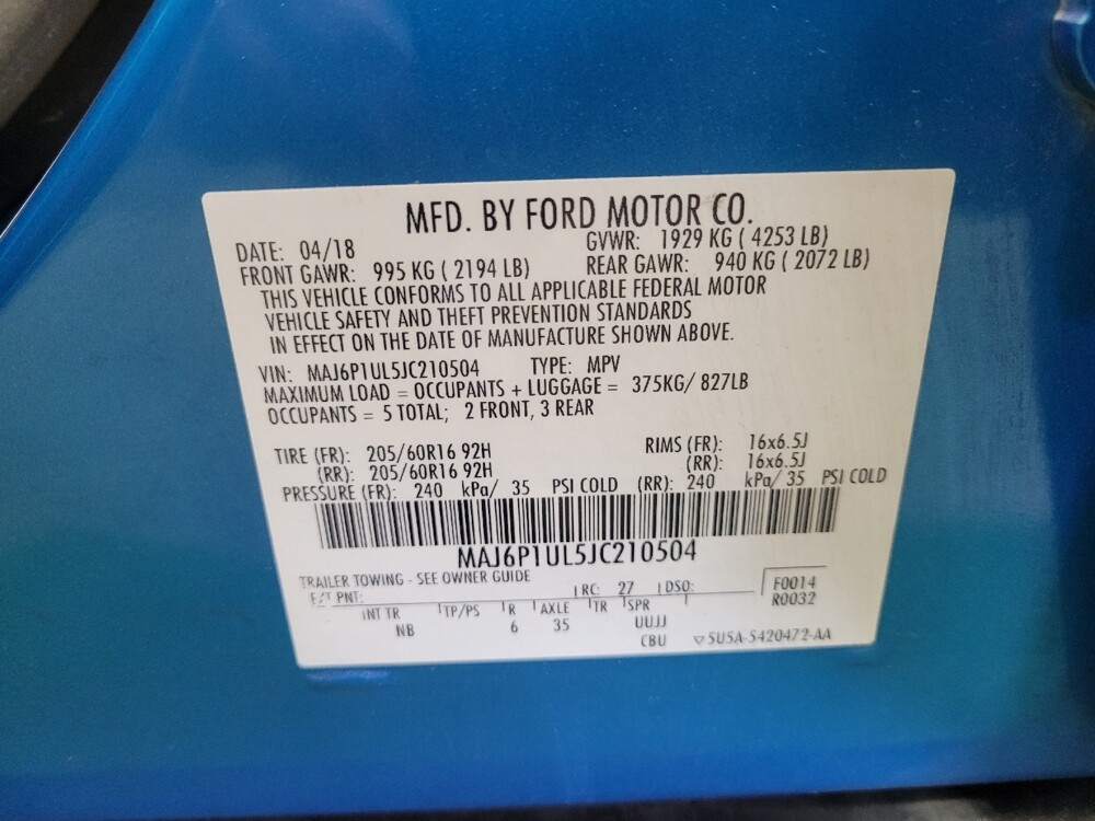 2018 Ford EcoSport in Columbus, OH 43228 - 18127331 33