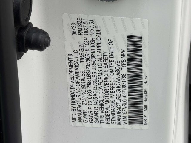 2023 Honda Odyssey in Winchester, VA 22602 - 18127433 47