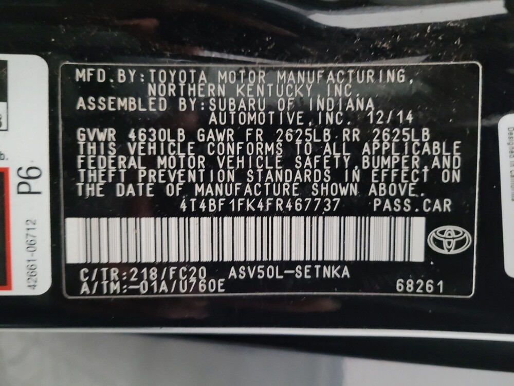 2015 Toyota Camry in Fresno, CA 93726 - 18127443 33