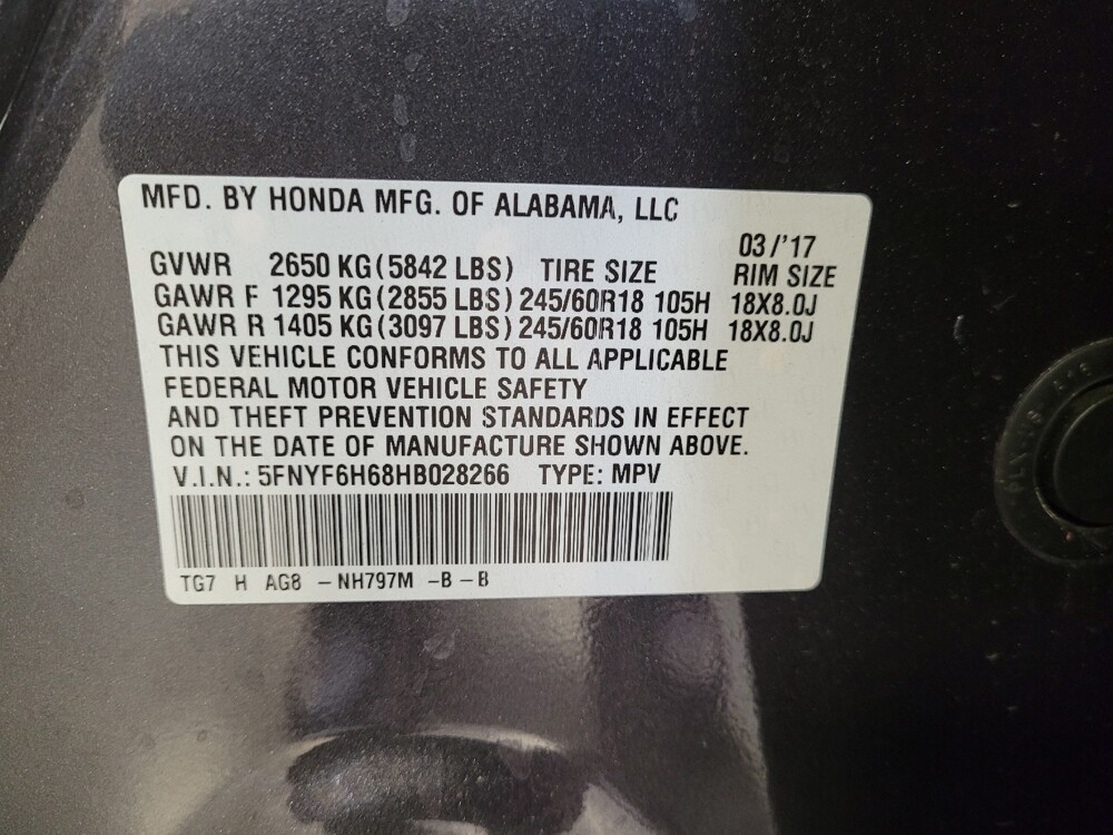 2017 Honda Pilot in Sacramento, CA 95821 - 18127452 33