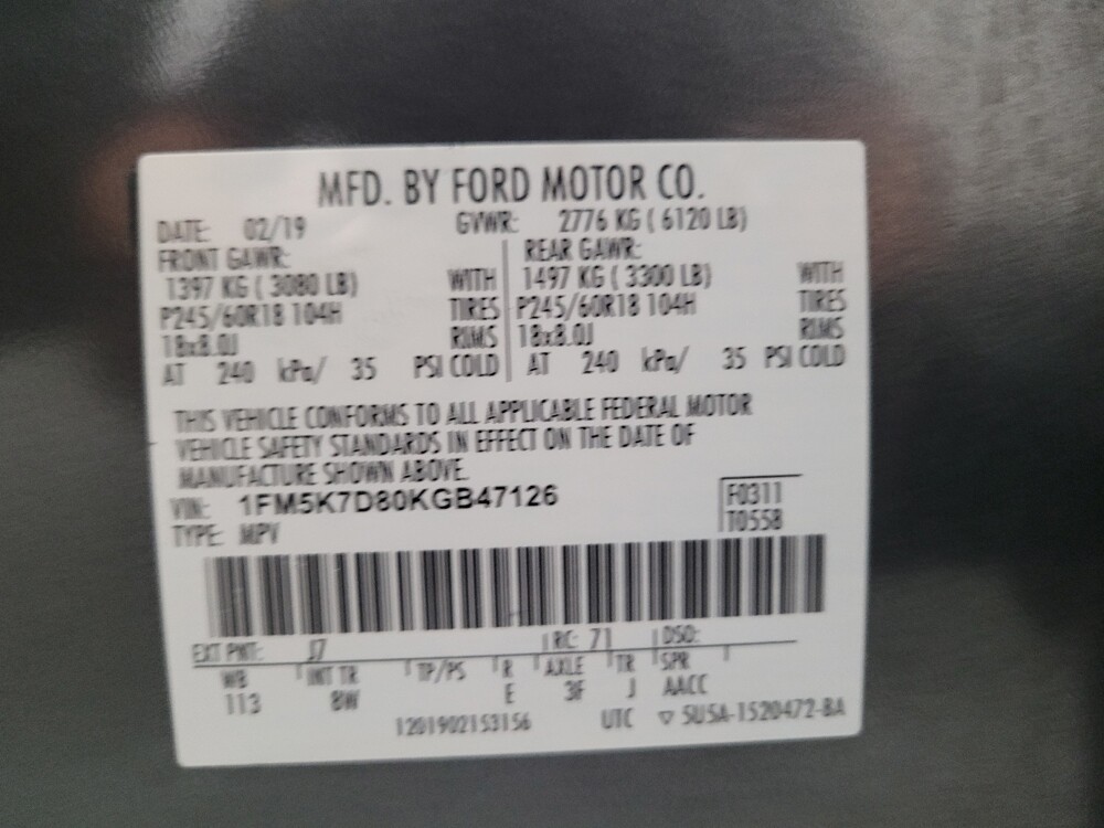 2019 Ford Explorer in Fresno, CA 93726 - 18127459 33