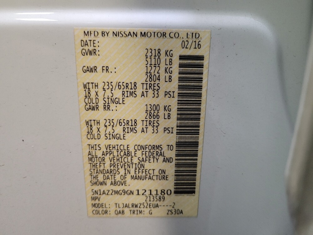 2016 Nissan Murano in Riverside, CA 92504 - 18127461 33