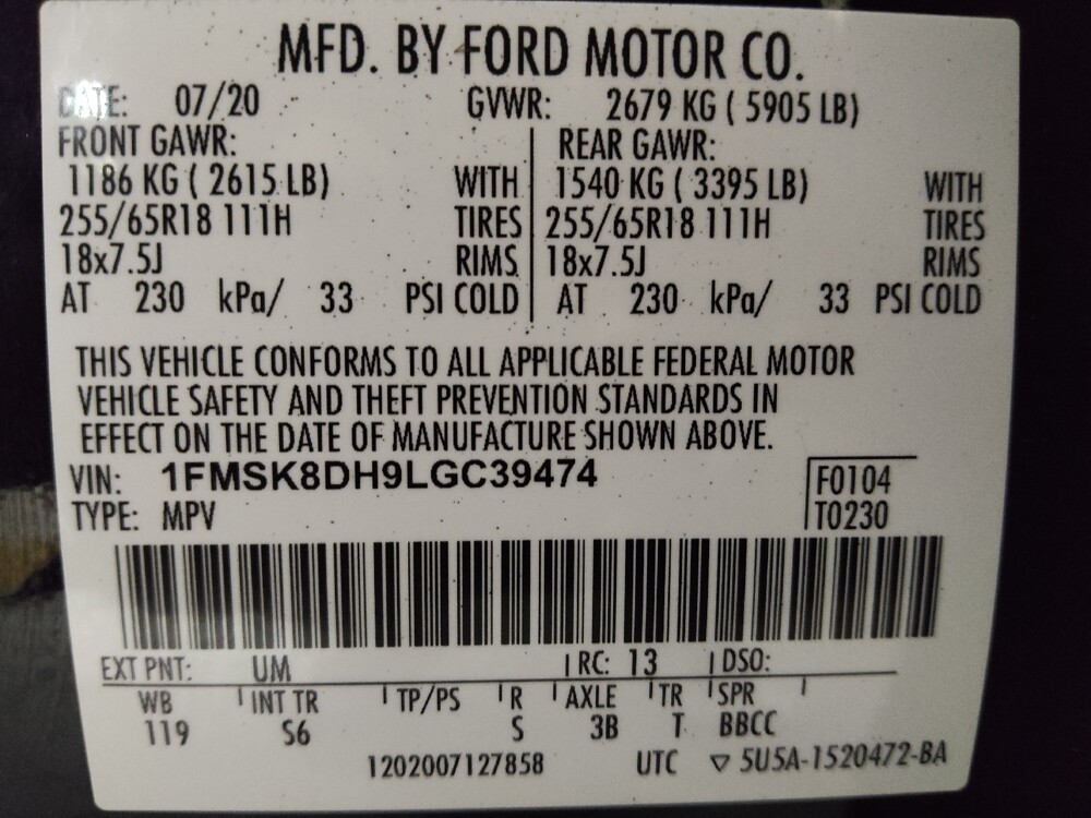 2020 Ford Explorer in Marietta, GA 30062 - 18127471 33