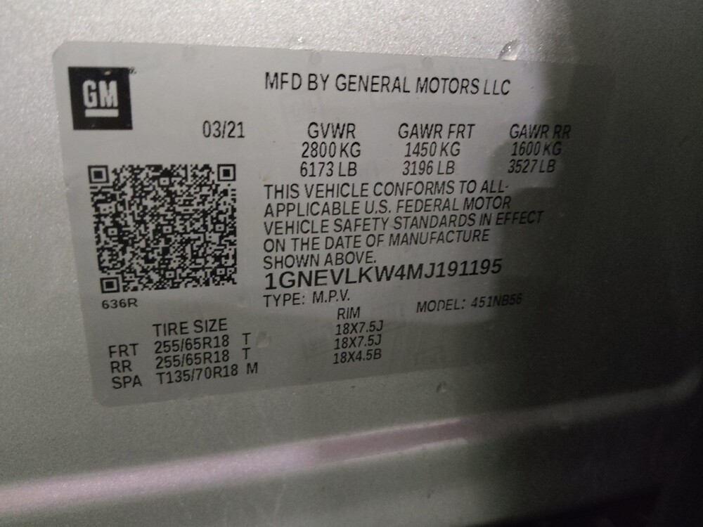 2021 Chevrolet Traverse in Round Rock, TX 78664 - 18127492 33