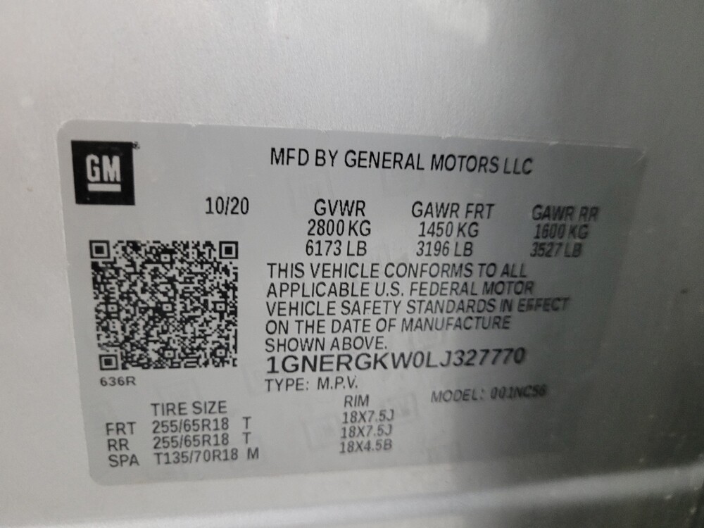 2020 Chevrolet Traverse in Mesa, AZ 85210 - 18127506 33