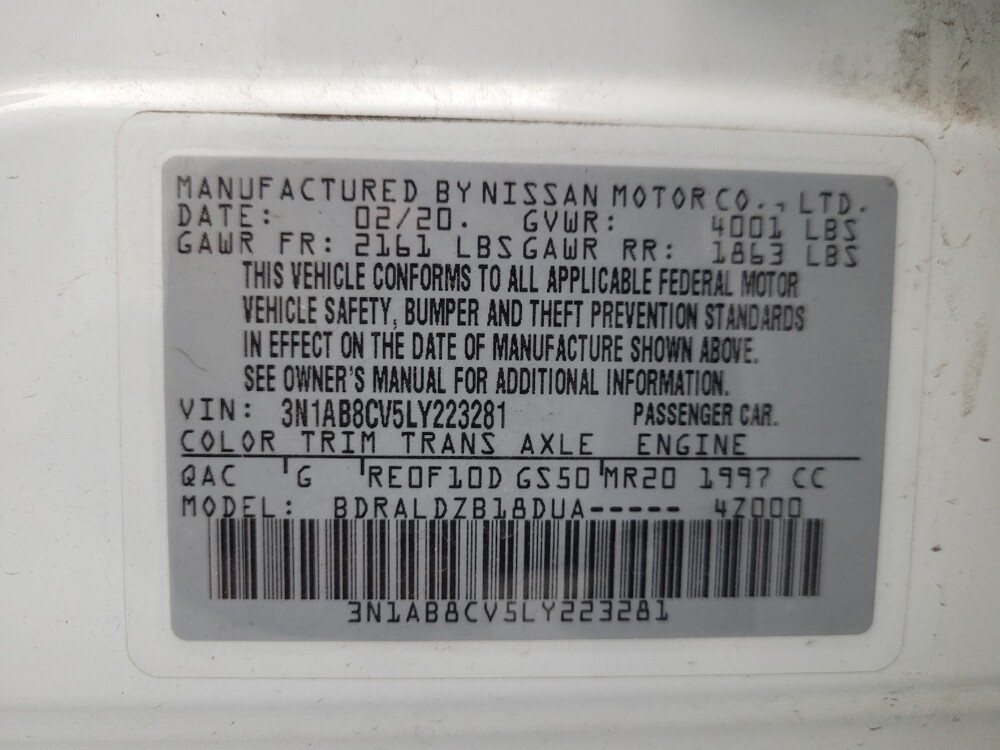 2020 Nissan Sentra in Tucson, AZ 85705 - 18127510 33