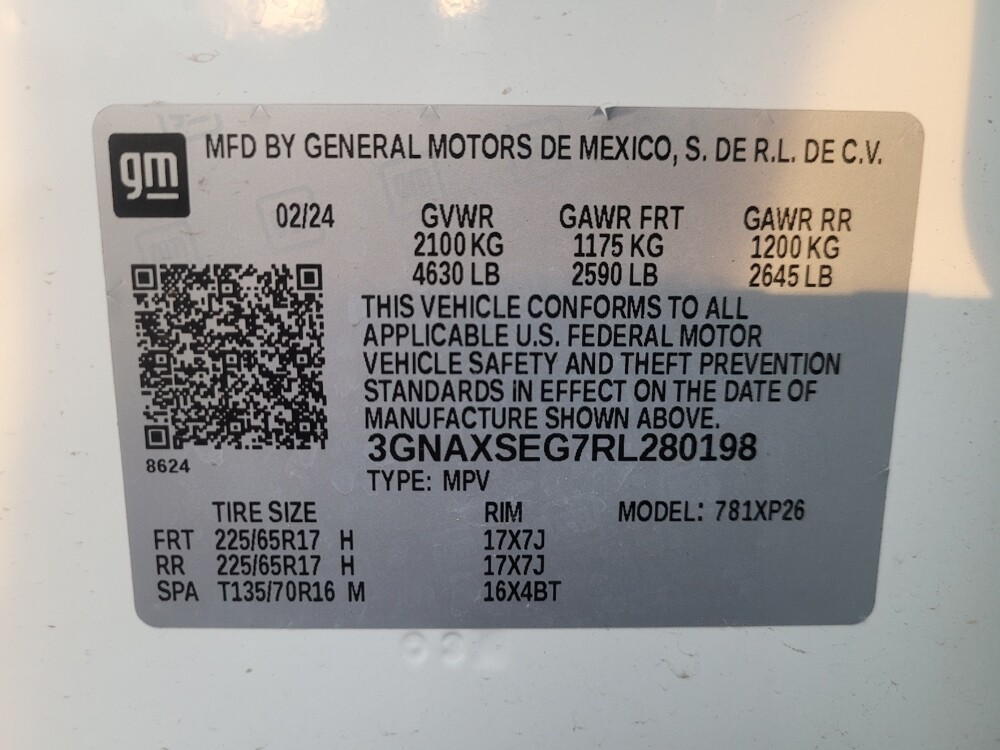 2024 Chevrolet Equinox in Glendale, AZ 85301 - 18127515 33