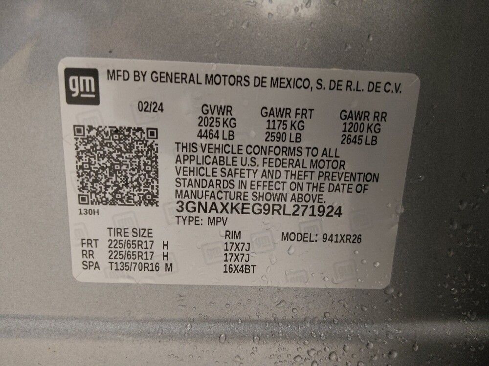 2024 Chevrolet Equinox in Tallahassee, FL 32304 - 18127525 33