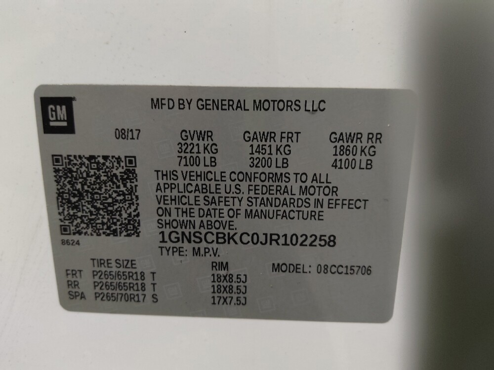 2018 Chevrolet Tahoe in Fort Myers, FL 33907 - 18127538 33