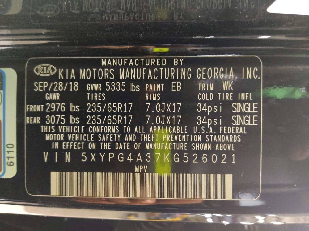 2019 Kia Sorento in Tallahassee, FL 32304 - 18127541 33