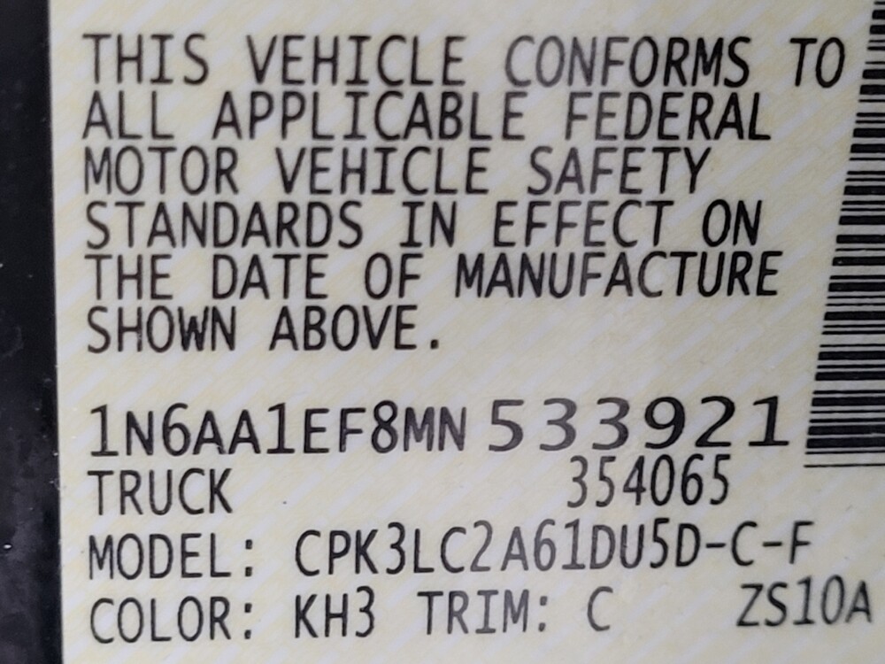 2021 Nissan Titan in Las Vegas, NV 89102 - 18127555 33