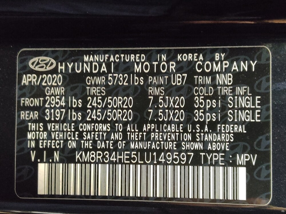 2020 Hyundai Palisade in Savannah, GA 31419 - 18127567 33