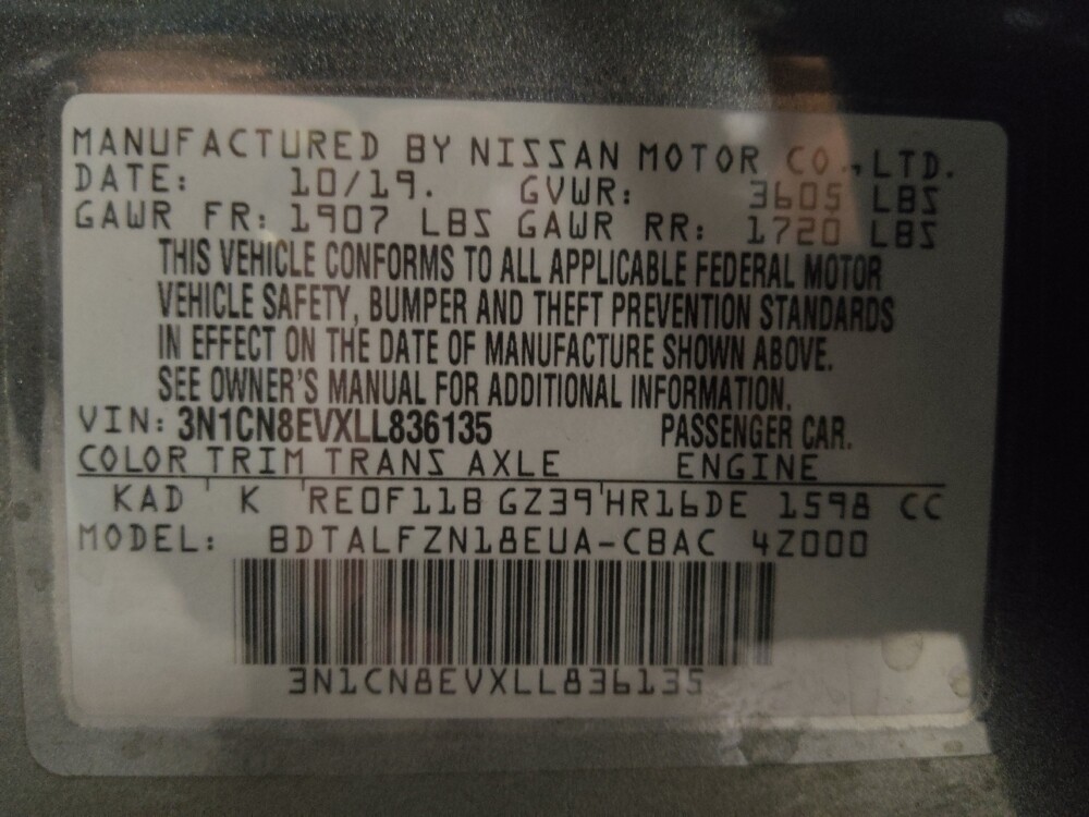 2020 Nissan Versa in Savannah, GA 31419 - 18127570 33