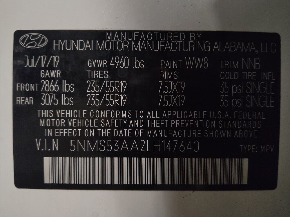 2020 Hyundai Santa Fe in Savannah, GA 31419 - 18127572 33