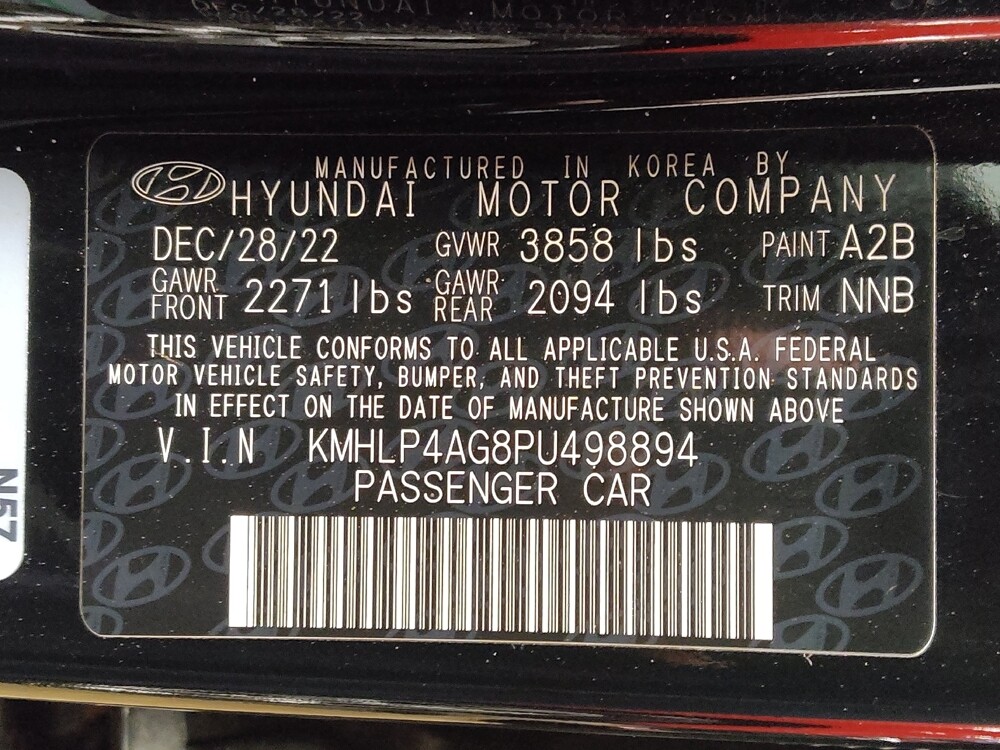 2023 Hyundai Elantra in West Palm Beach, FL 33409 - 18127575 33