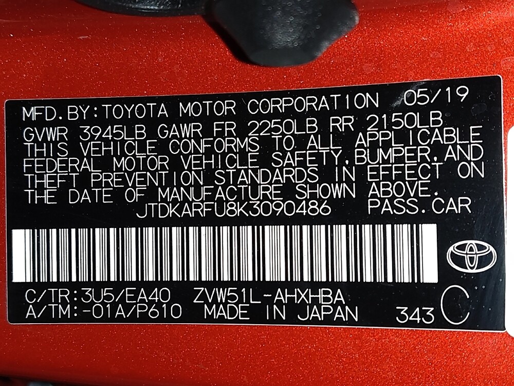 2019 Toyota Prius in Kissimmee, FL 34744 - 18127586 33