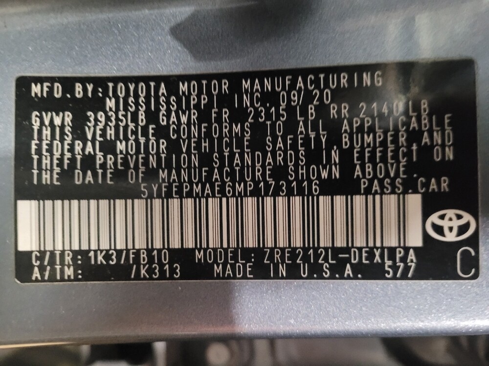 2021 Toyota Corolla in Orlando, FL 32808 - 18127589 33