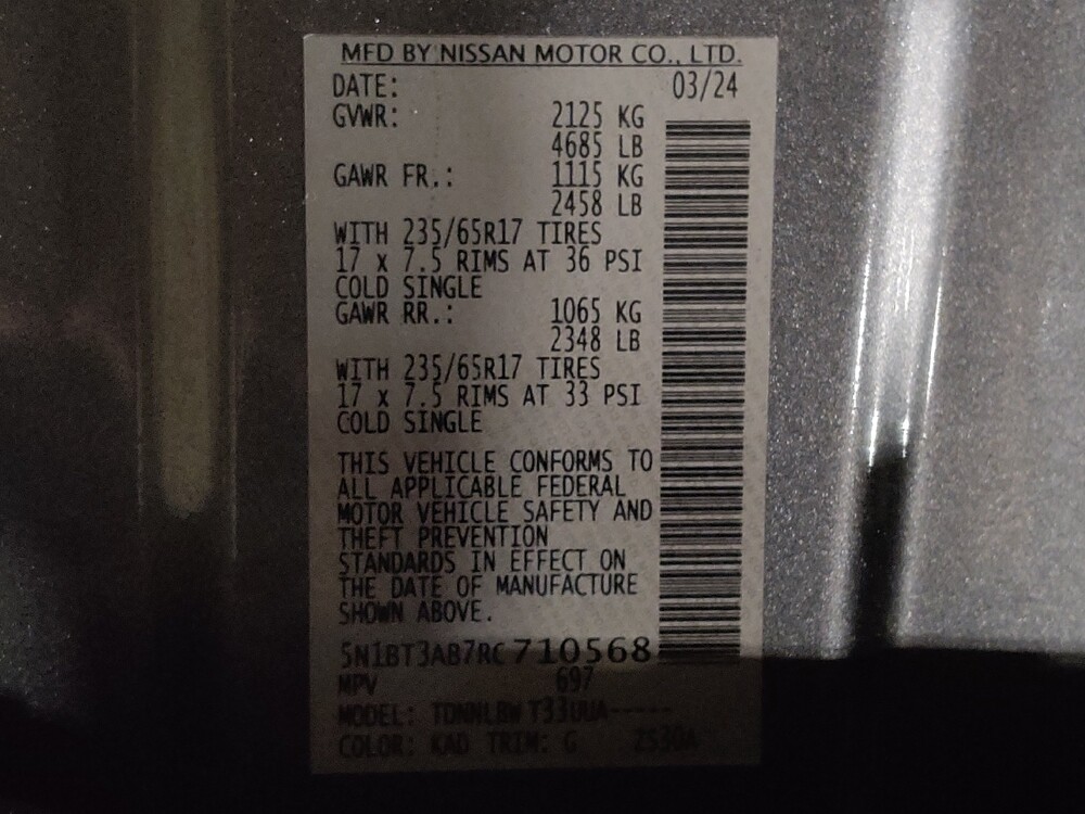 2024 Nissan Rogue in Savannah, GA 31419 - 18127590 33