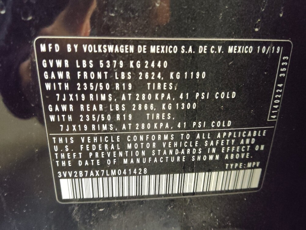 2020 Volkswagen Tiguan in Charlotte, NC 28213 - 18127612 33