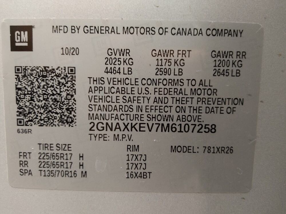 2021 Chevrolet Equinox in Albuquerque, NM 87123 - 18127633 33